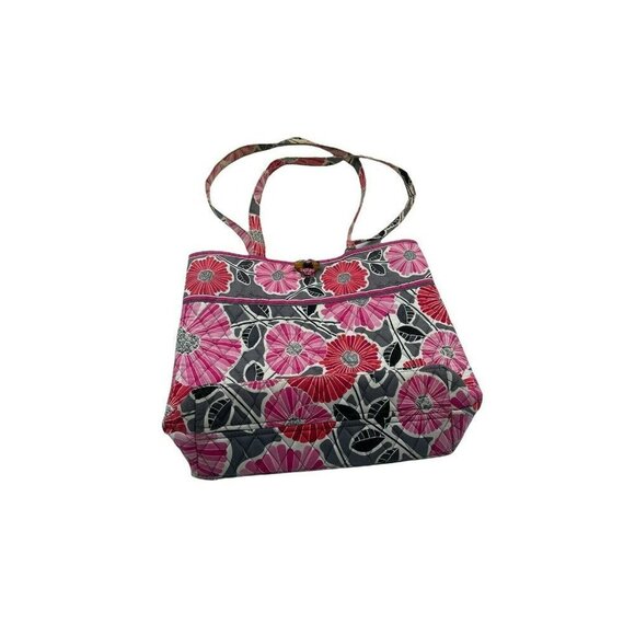 Vera Bradley Quilted Floral Tote Purse - Picture 1 of 9